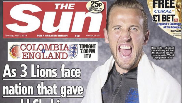 Το απίθανο πρωτοσέλιδο της “Sun” και οι διαμαρτυρίες της Κολομβίας