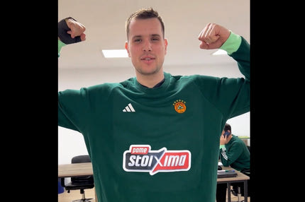 Παναθηναϊκός: Η πρώτη εικόνα του Δημήτρη Αγραβάνη με το τριφύλλι στο στήθος