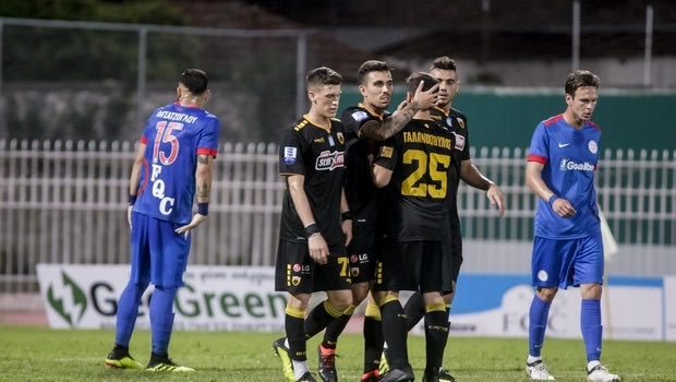 Κεφάτη η ΑΕΚ για ένα ημίχρονο, 4-1 στα Τρίκαλα