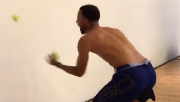 Τρελαίνει κόσμο η προπόνηση του Curry