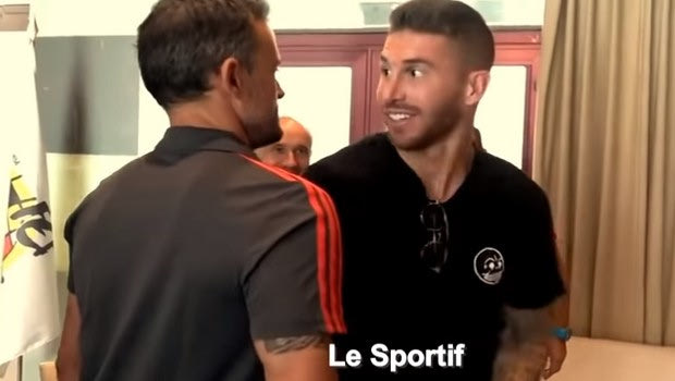 Ο… τσαμπουκάς του Λουίς Ενρίκε στον Ράμος (VIDEO)