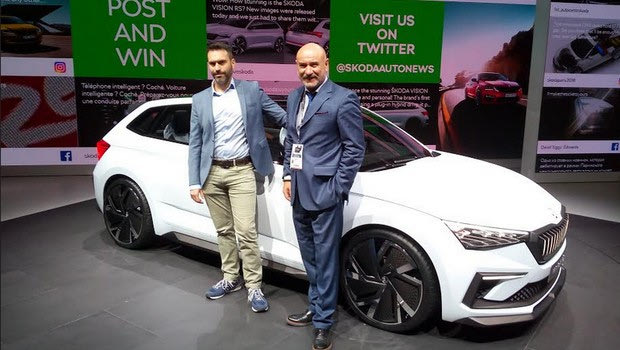 Ένας Έλληνας σχεδίασε το εσωτερικό του Skoda Vision RS
