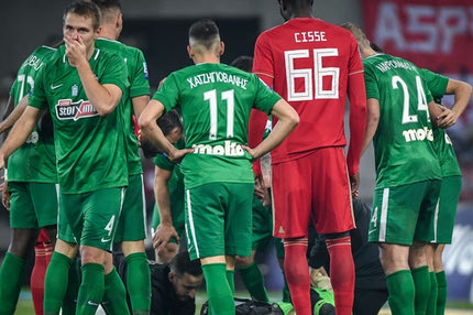 Ολυμπιακός – Παναθηναϊκός: Ο σοκαριστικός τραυματισμός του Διούδη και οι αντιδράσεις των παικτών