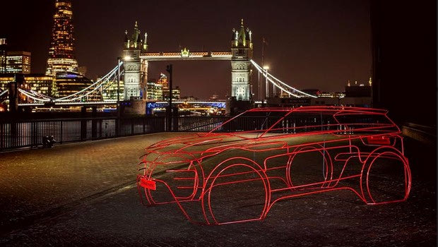 Ξάφνιασε το Λονδίνο το νέο Range Rover Evoque από σύρμα