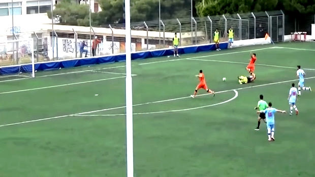 Μόνος με κενή εστία, κι όμως το έχασε! (VIDEO)