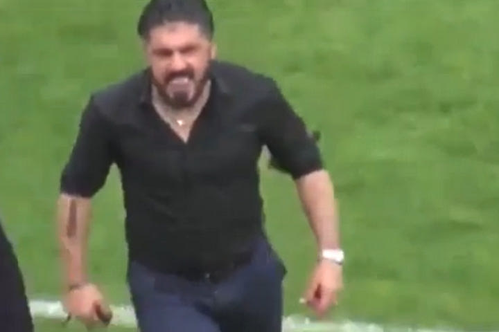 “Τρελάθηκε” με τη νίκη της ομάδας του ο Γκατούζο