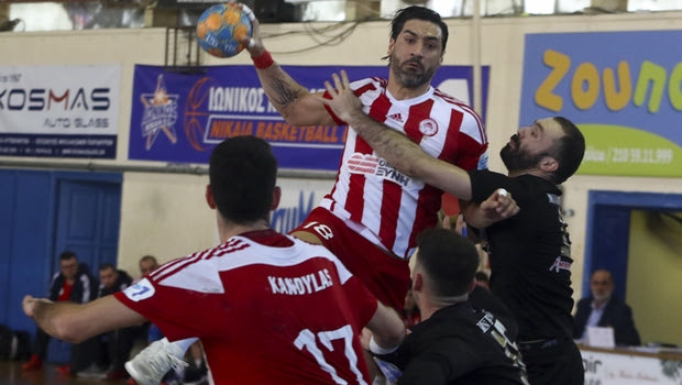 Handball Premier: Δυσκολεύτηκε, αλλά νίκησε ο Ολυμπιακός