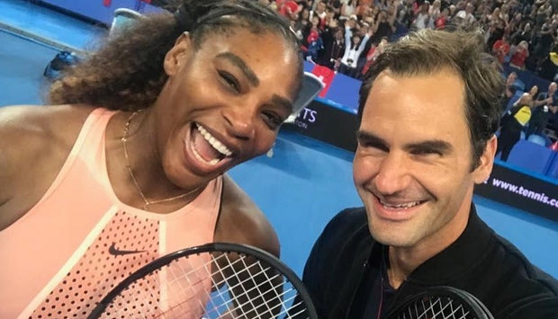 Φέντερερ και Σερένα έβγαλαν selfie: 43 Grand Slam τίτλοι σε μια φωτογραφία