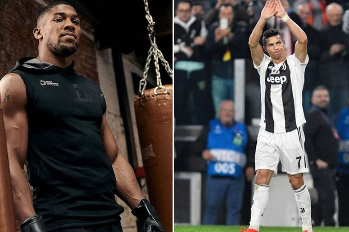 Ένωσαν τις γροθιές τους Joshua και Cristiano Ronaldo