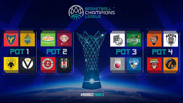LIVE Streaming: Η κλήρωση του Basketball Champions League