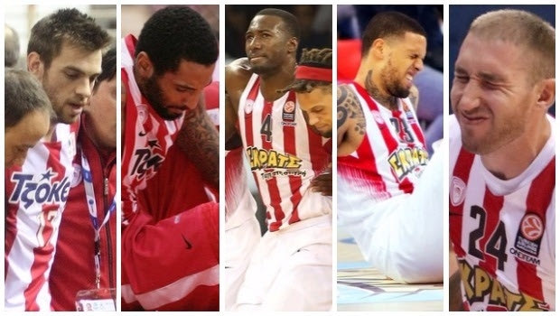 Οι τραυματισμοί που θέρισαν τον Ολυμπιακό την τελευταία πενταετία