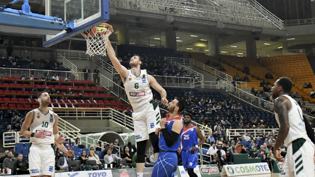 Παναθηναϊκός – Πανιώνιος 96-71: Με… περίπατο στη Μόσχα