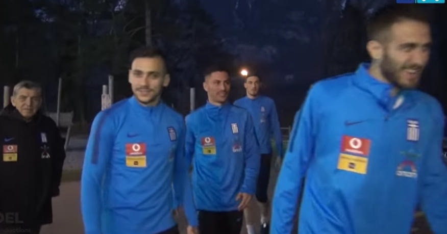 Εθνική Ελλάδας: Η προπόνηση της γαλανόλευκης στο Βαντούζ