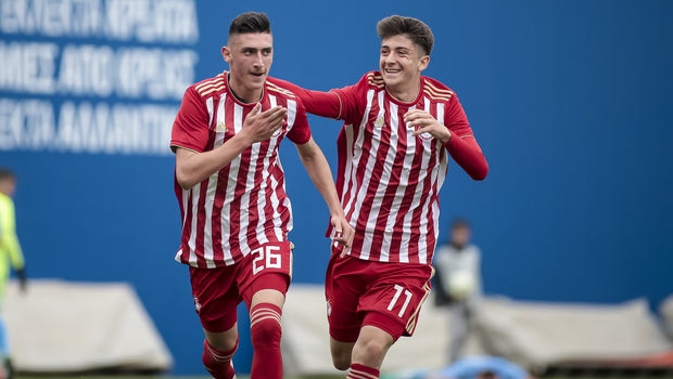 Κ17 Ολυμπιακός – ΠΑΣ Γιάννινα 2-0: Άνετη πρόκριση των ερυθρόλευκων