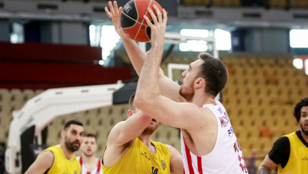 Ολυμπιακός – Λαύριο 103-80: Με σούπερ Μιλουτίνοβ και Αγραβάνη