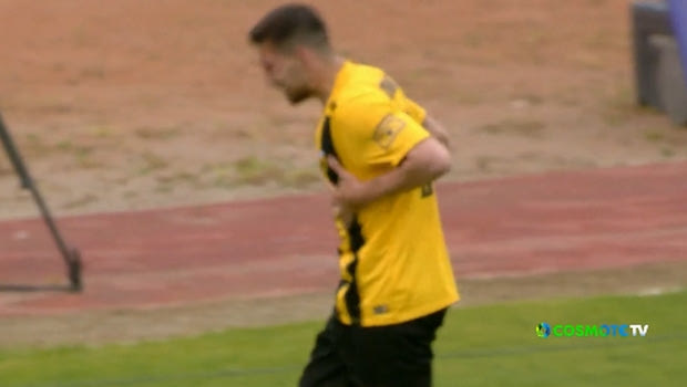 Λαμία – ΑΕΚ: Το 3-0 και ο ιδιαίτερος πανηγυρισμός του Μπακασέτα