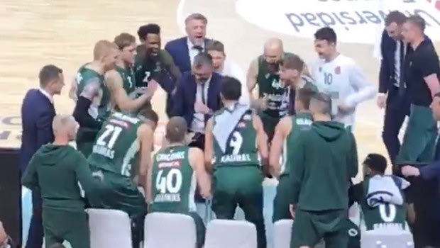 Ζάλγκιρις: Το ξέσπασμα στο τελευταίο timeout του Γιασικεβίτσιους