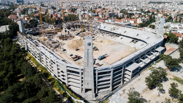 Αγιά Σοφιά: Εντυπωσιακά πλάνα με drone από το νέο γήπεδο της ΑΕΚ