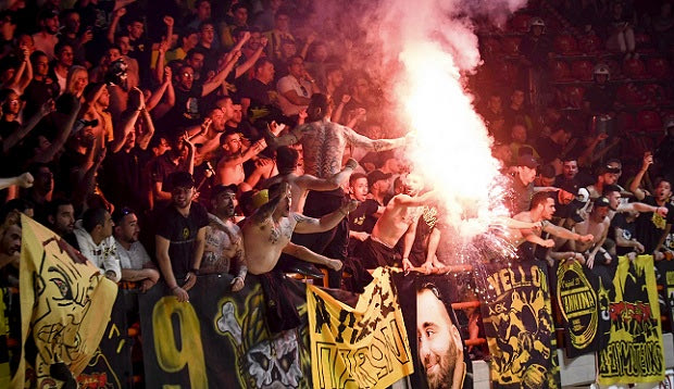 ΑΕΚ: Ποινή μιας αγωνιστικής για τα επεισόδια στο 2ο ματς με τον Προμηθέα