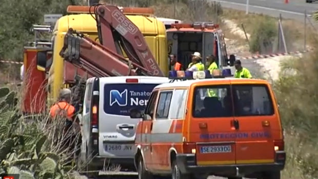 Χοσέ Αντόνιο Ρέγιες: Οι πρώτες εικόνες από τον τόπο του δυστυχήματος