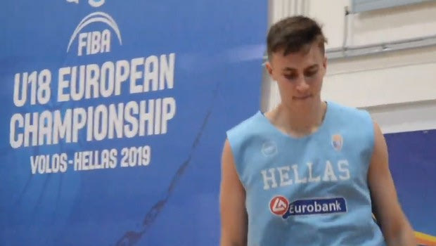 Εθνική U18: Στιγμές από την τελευταία προπόνηση πριν από τον αγώνα με την Φινλανδία