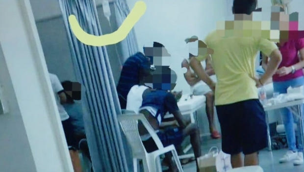 Χρήση ενδοφλέβιας σε αποδυτήρια στην Κύπρο