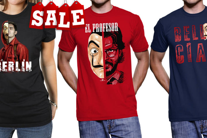 Eκπτώσεις στα Footshirts με μπάλα & Casa de Papel!