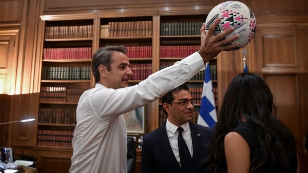 Επίσκεψη της Εθνικής Αστέγων στον Κυριάκο Μητσοτάκη