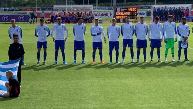 Εθνική Νέων: Φιλική ήττα από την Αγγλία με 3-1