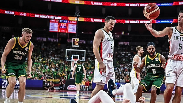 Λιθουανία – Αυστραλία 82-87: Πήραν το ντέρμπι πρωτιάς οι Αυστραλοί