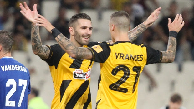ΑΕΚ – Λαμία 2-0: Σβηστά με σούπερ Λιβάγια το δύο στα δύο
