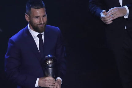 FIFA Best: Το βραβείο του κορυφαίου στον Μέσι!