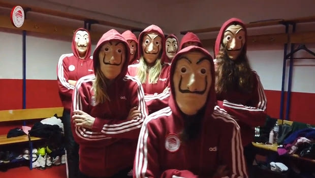 Ολυμπιακός: Το ερυθρόλευκο “La casa de papel”