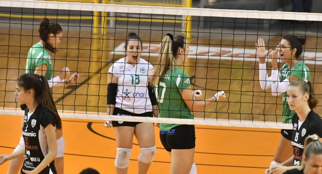 Volleyleague γυναικών: Στον Παναθηναϊκό το ντέρμπι, 3-2 τον ΠΑΟΚ