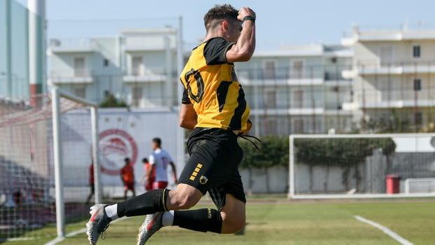 Κ19 Ολυμπιακός – Κ19 ΑΕΚ 0-2: Κιτρινόμαυρο το ντέρμπι στο Ρέντη