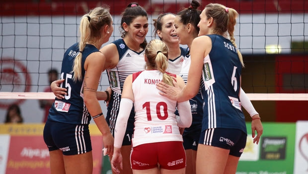 Volleyleague γυναικών: Στην κορυφή η Θήρα, έχασε βαθμό ο Ολυμπιακός