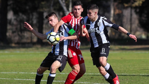 Super League 1: Την Κυριακή στις 14:00 το Ολυμπιακός – ΠΑΟΚ στους Νέους