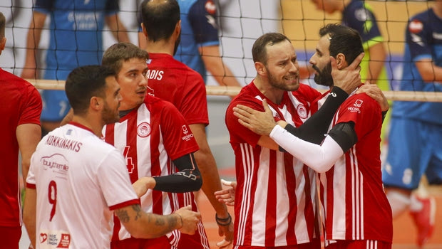 Volley League ανδρών: Πέρασε από την Μίκρα ο Ολυμπιακός, 3-2 τον Ηρακλή