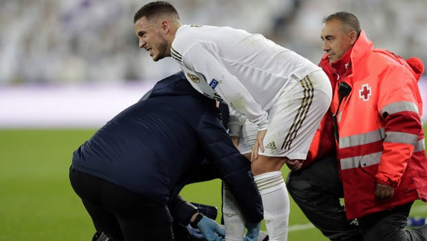 Ρεάλ: Τραυματίστηκε ο Αζάρ, αμφιβολος για το Clasico