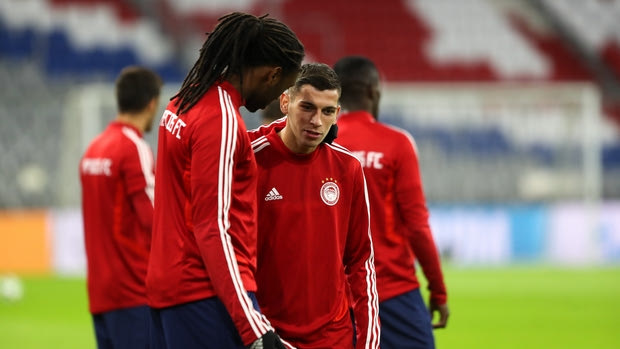Ολυμπιακός: Videos από την προπόνηση στο Allianz Arena