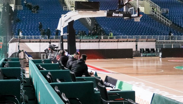 Παναθηναϊκός – Ολυμπιακός: Με προστατευτικό ο ερυθρόλευκος πάγκος