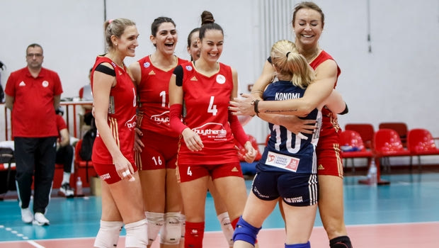 Volleyleague γυναικών: Ο Ολυμπιακός έκλεισε τη χρονιά στην κορυφή