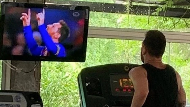 O Μέσι κάνει προπόνηση παρακολουθώντας… Μέσι!