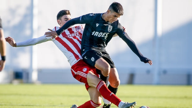 Κ19 Ολυμπιακός – ΠΑΟΚ 0-0: Κερδισμένοι οι ασπρόμαυροι