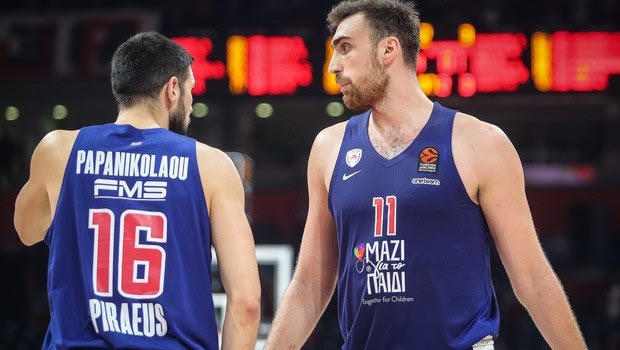 EuroLeague: Με Παπανικολάου και Μιλουτίνοβ τα καλύτερα καρφώματα Δεκεμβρίου