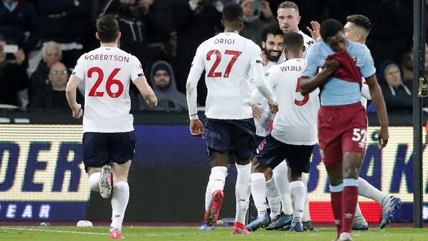 Γουέστ Χαμ – Λίβερπουλ 0-2: Καλπάζει για τον τίτλο, +19 από την Σίτι