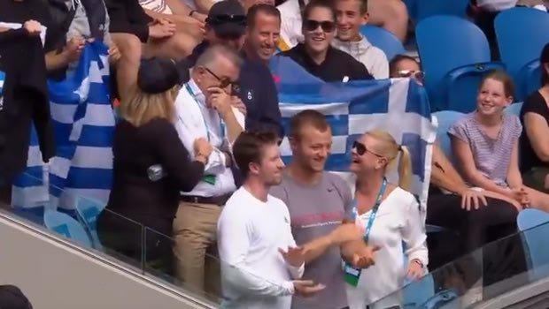 Australian Open: Βούρκωσε ο πατέρας της Σάκκαρη