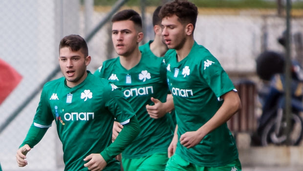 Κ17 Ολυμπιακός – Παναθηναϊκός 1-6: Πράσινη εξάρα με χατ τρικ Τζαβίδα