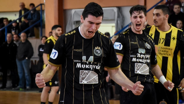 Διομήδης Άργους – ΑΕΚ 32-29: Οι Λύκοι σταμάτησαν τους κιτρινόμαυρους