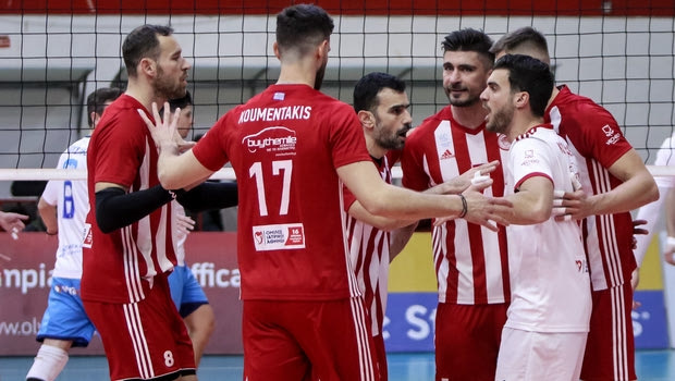 Volleyleague ανδρών: Νίκησε τον Ηρακλή και στο +5 ο Ολυμπιακός